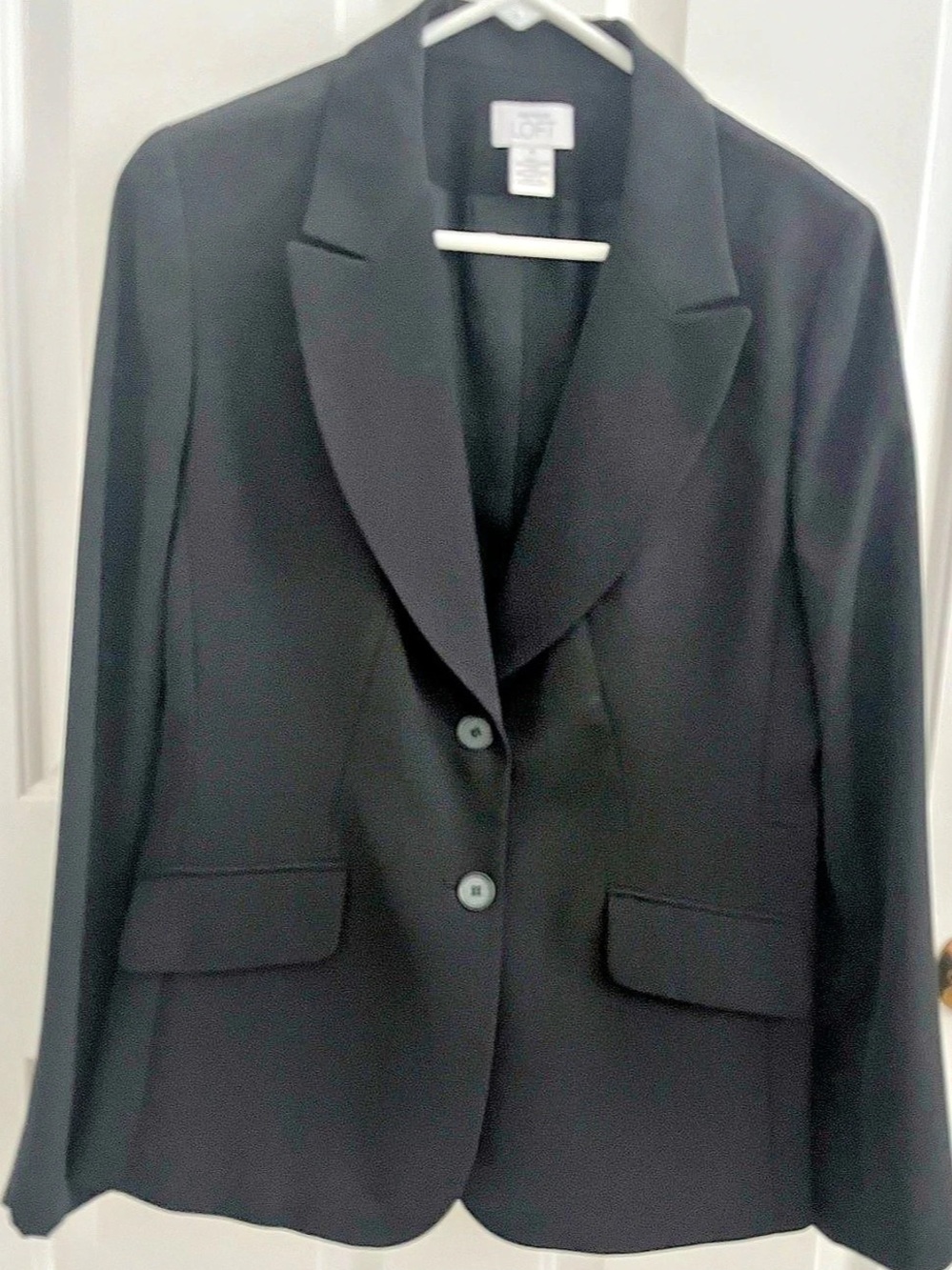 LOFT Women's Black Blazer Size 10